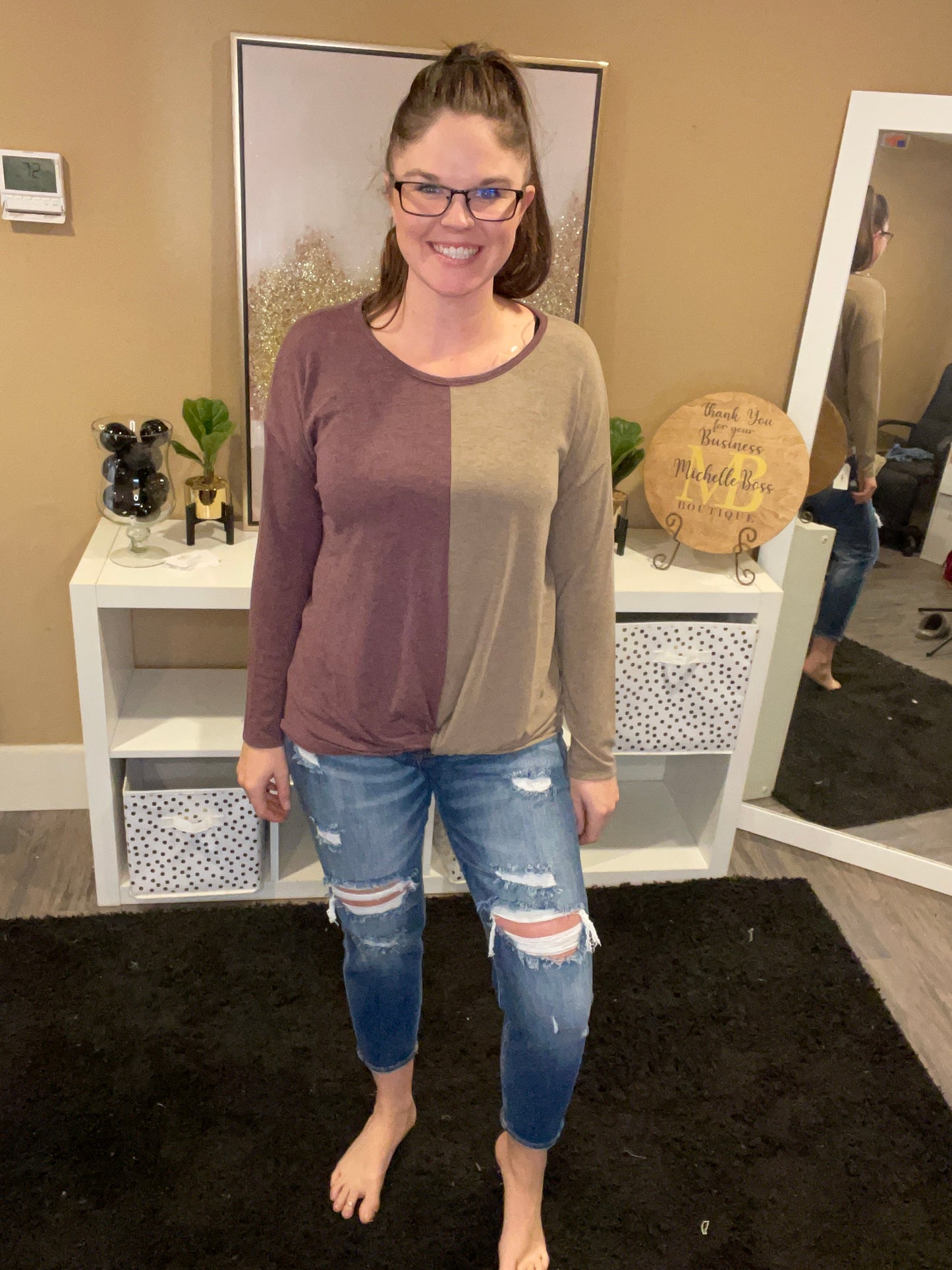 Color Block Top