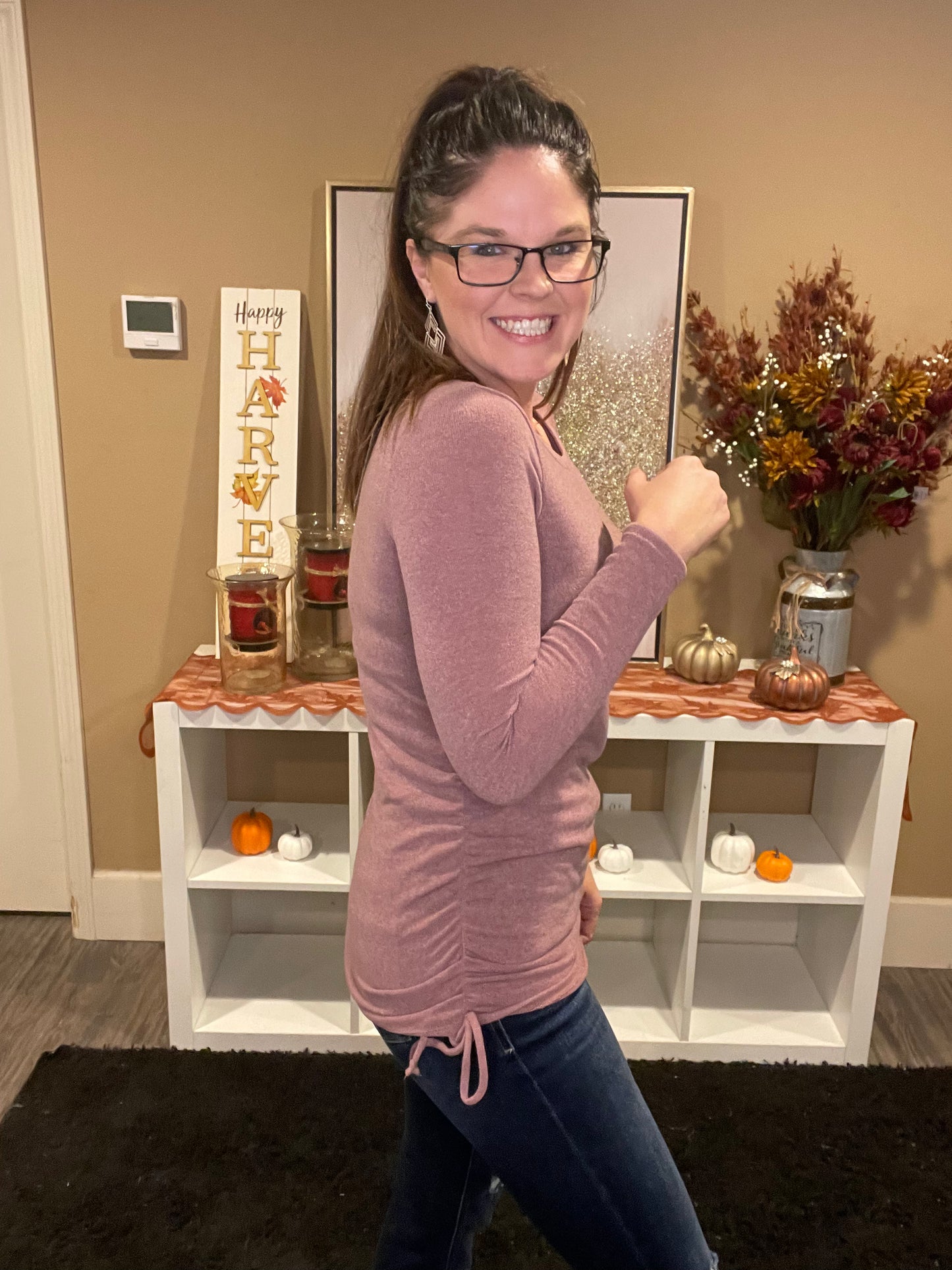 Ruched Side Top