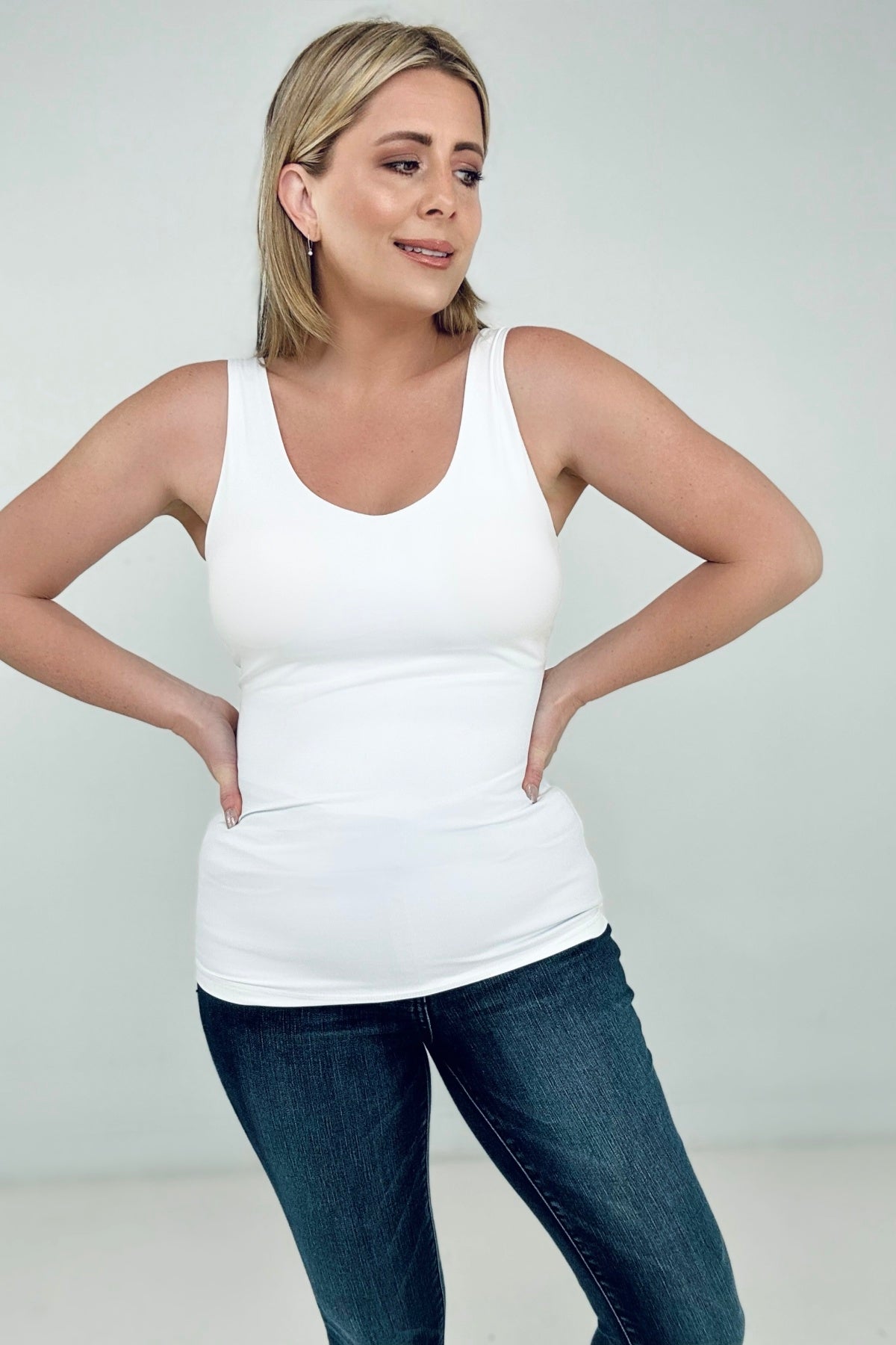 Michelle exclusive Fawn fit Long Lifting tanks 11 Colors