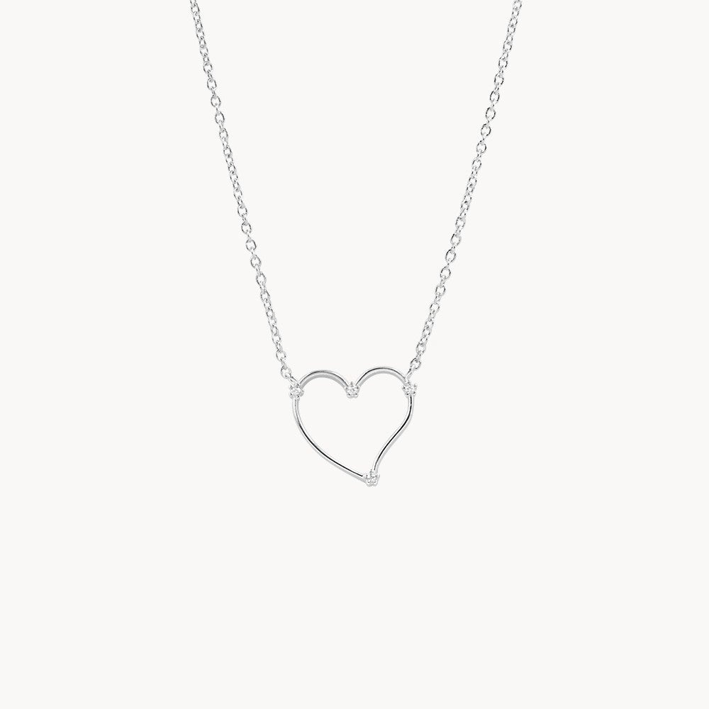 Open Heart Necklace