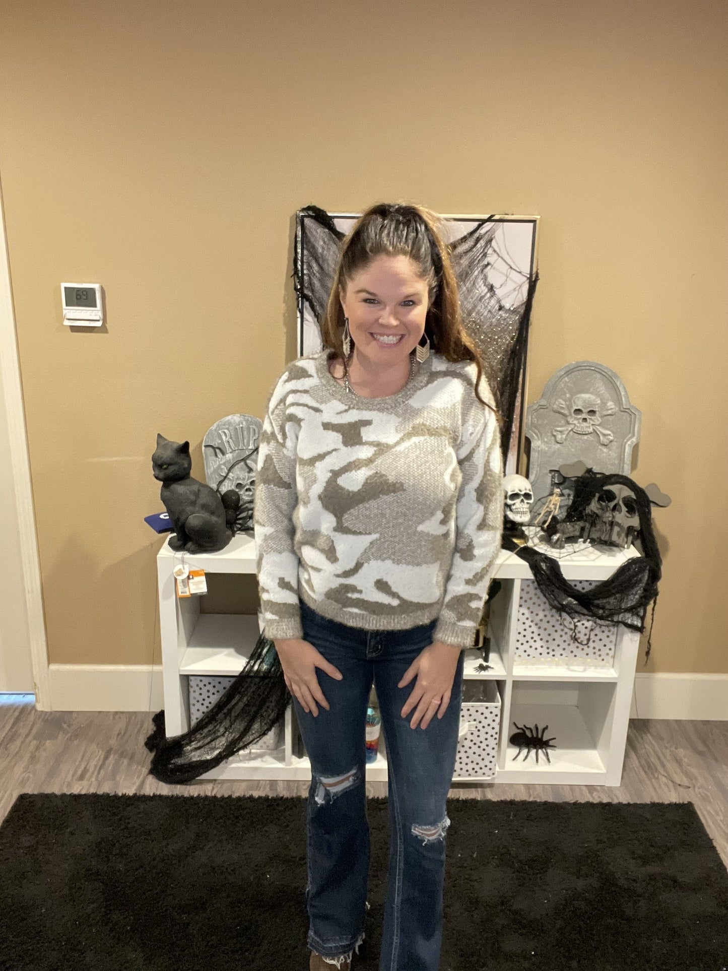 Camo Sweater
