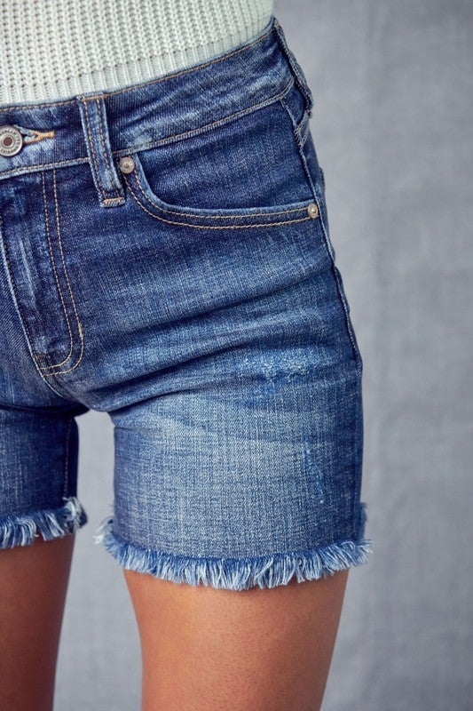 Kan Can Frayed Shorts