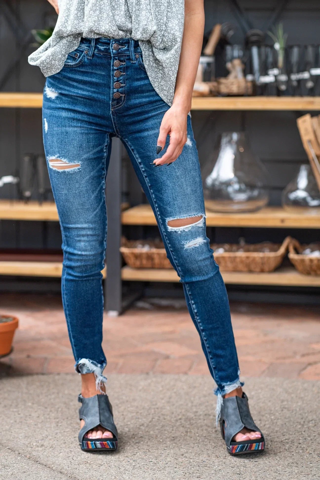 Zenana Tummy Control Jeans