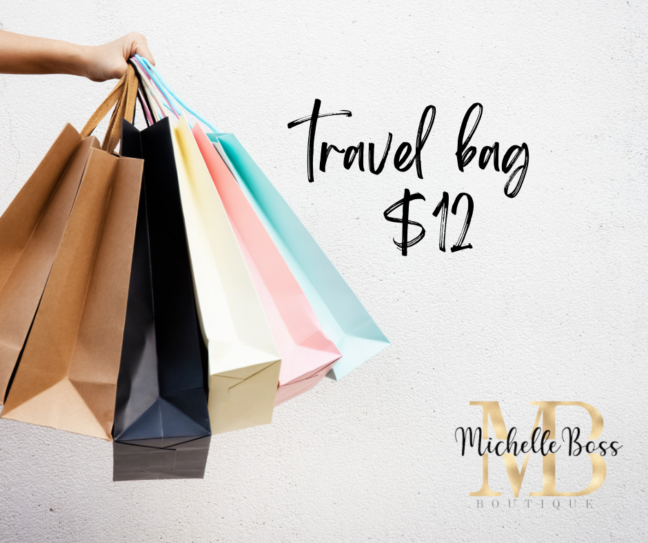 Travel Bag $12