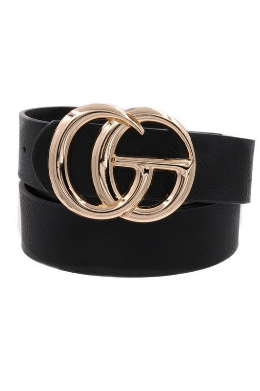 Metal Ring Leather Belts