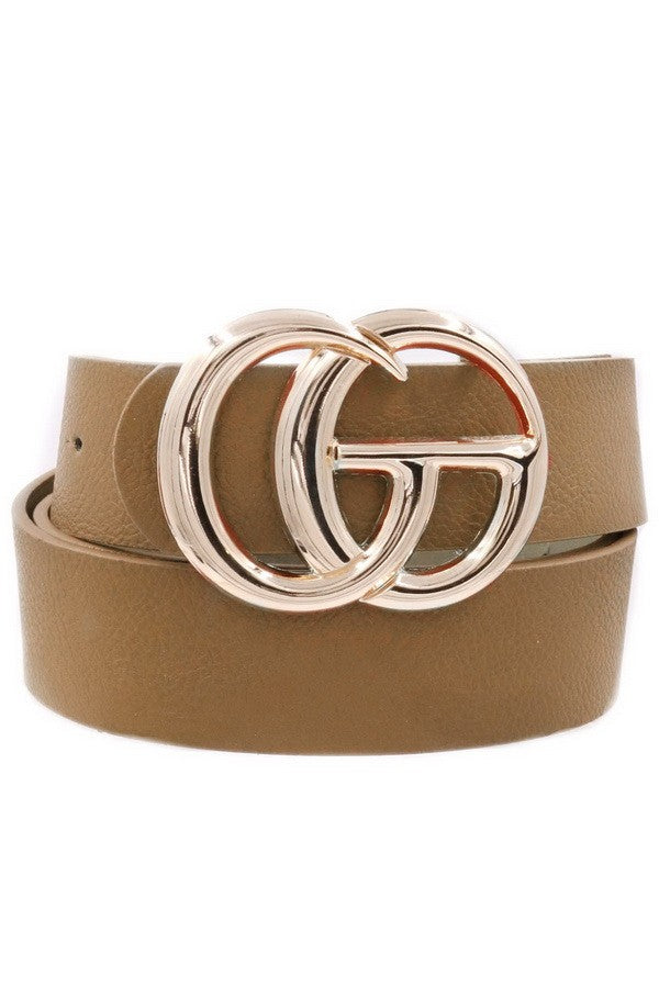 Metal Ring Leather Belts