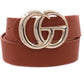 Metal Ring Leather Belts