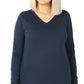 Zenana Microfiber v neck shirt