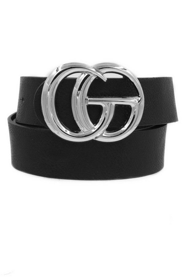 Metal Ring Leather Belts