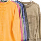 Zenana acid wash French terry Pullover with Pockets