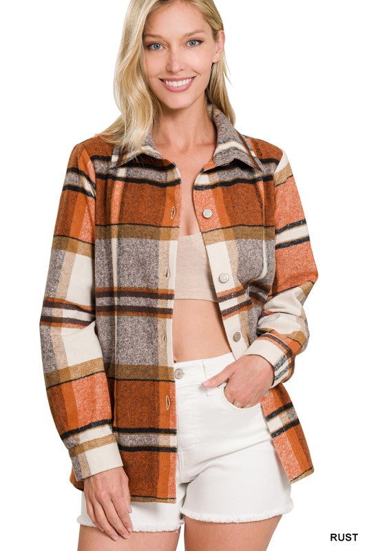 Rust & Ivory Flannel