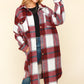 LONG BURGUNDY FLANNEL