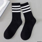 STRIPED PRINT SPORTS SOCKS