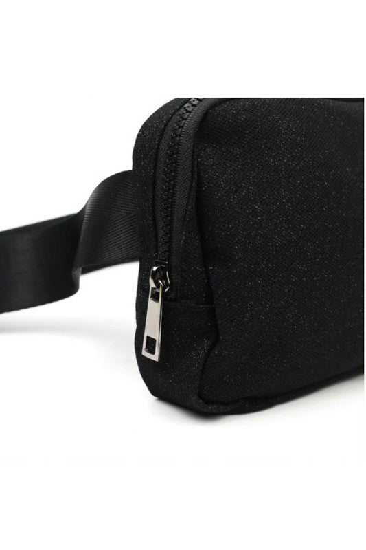 GLITTER FANNY CROSSBODY WAIST BAG