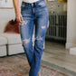 O'Hara Destroyed Straight Jeans