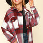 LONG BURGUNDY FLANNEL