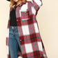LONG BURGUNDY FLANNEL