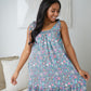 Floral Essence Tie Strap Dress