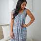 Floral Essence Tie Strap Dress