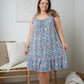 Floral Essence Tie Strap Dress
