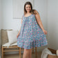 Floral Essence Tie Strap Dress