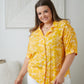 Clementine Floral Button Up Blouse