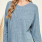 Crew Neck Dolman Sleeve Top