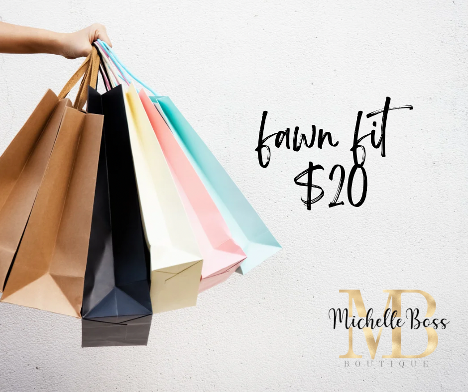 BUILD A BASKET FAWN FIT BODY SUIT $20