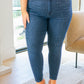 Addison Mid Rise Crinkle Ankle Skinny Jeans