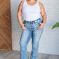 Alana Mid Rise Clean Bootcut Jeans
