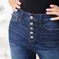 Judy Blue Arlo High Rise Button-Fly Straight Jeans
