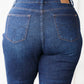 Judy Blue Arlo High Rise Button-Fly Straight Jeans