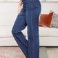 Judy Blue Arlo High Rise Button-Fly Straight Jeans