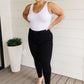 Audrey High Rise  Tummy Control Top Classic Skinny Jeans in Black