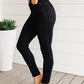 Audrey High Rise  Tummy Control Top Classic Skinny Jeans in Black