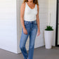 Beatrice High Rise Tummy Control Top Release Hem Slim Bootcut Jeans