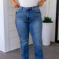 Beatrice High Rise Tummy Control Top Release Hem Slim Bootcut Jeans