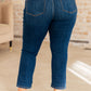 Bette Mid Rise Vintage Cuffed Skinny Capri