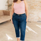 Bette Mid Rise Vintage Cuffed Skinny Capri