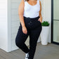 Carmen Double Cuff Joggers in Black