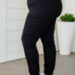 Carmen Double Cuff Joggers in Black