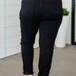 Carmen Double Cuff Joggers in Black