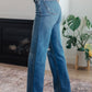 Judy Blue Carrie High Rise  Tummy Control Top 90's Straight Jeans