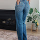 Judy Blue Carrie High Rise  Tummy Control Top 90's Straight Jeans