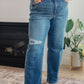 Judy Blue Carrie High Rise  Tummy Control Top 90's Straight Jeans