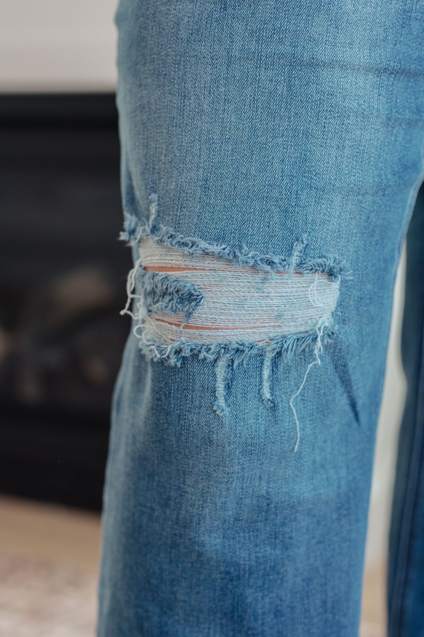 Judy Blue Carrie High Rise  Tummy Control Top 90's Straight Jeans