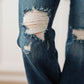 Cassandra High Rise Control Top Distressed Flare Jeans