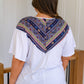 Casually Boho Keyhole Neckline Top