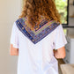 Casually Boho Keyhole Neckline Top