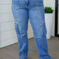 Clarissa High Rise Wide Leg Cargo Jeans